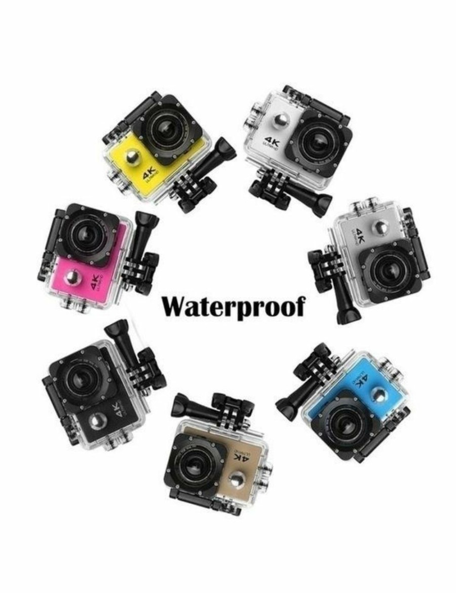 Home And Lifestyle Mega Deal Warehouse Cameras & Accessories | 16Mp 4K Ultra Hd Water Proof Action Camera With Wi-Fi