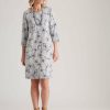 Women Millers Sleeved Dresses | Millers 3/4 Sleeve Brushed Knee Length Dress