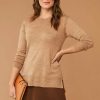 Women EziBuy Merino & Lambswool | Capture Merino Round Neck Sweater