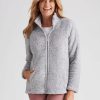 Women Millers Jackets | Millers Long Sleeve Coral Fleece Zip Through