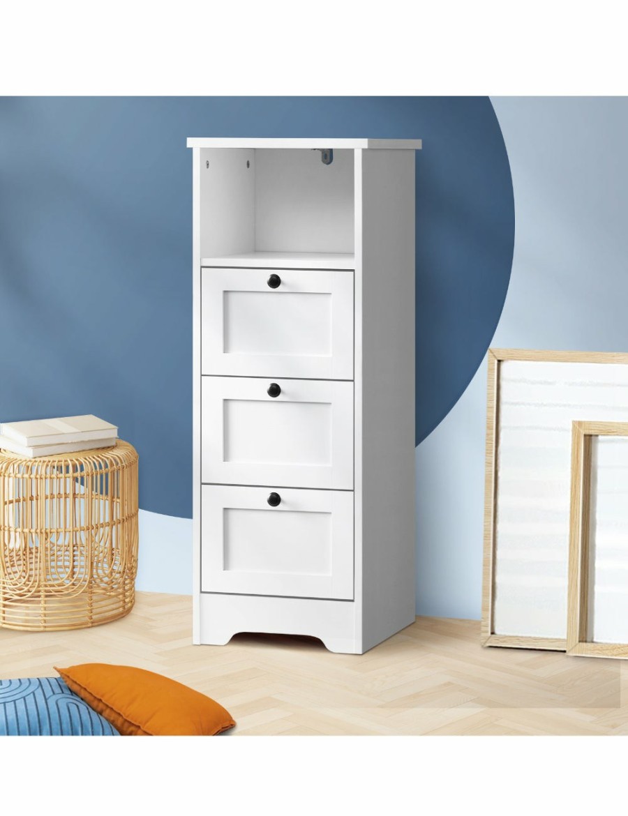 Home And Lifestyle Oikiture Bedroom Storage | Oikiture Chest Of Drawers Storage Cabinet Dresser Side Table Hamptons Furniture