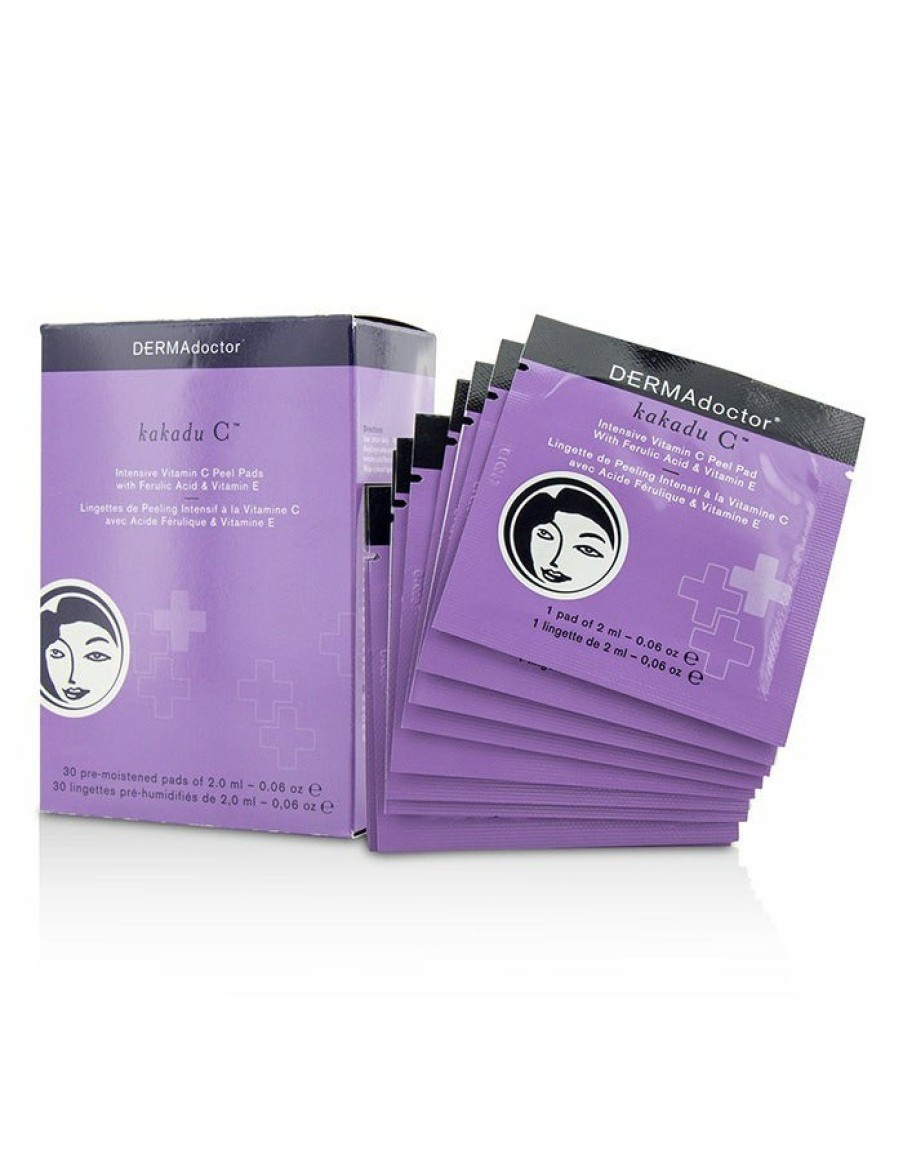 Beauty The Beauty Room Exfoliants And Scrubs | Dermadoctor Kakadu C Intensive Vitamin C Peel Pads