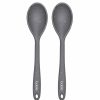 Home And Lifestyle LADELLE Cooking Utensils | 2X Ladelle Craft Grey Speckled Kitchenware Silicone Spoon Serving Utensil