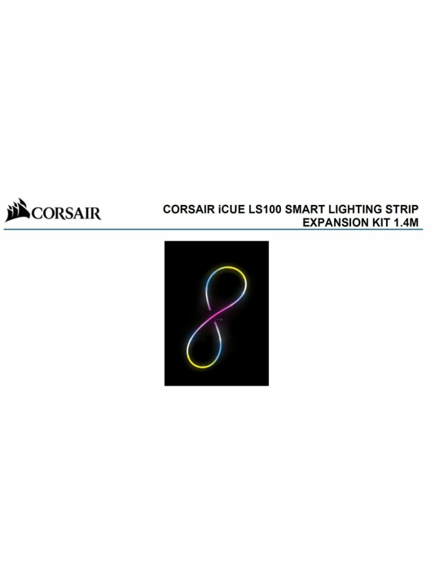 Home And Lifestyle CORSAIR Smart Home | Corsair Icue Ls100 Smart Lighting Strip Expansion Kit 1X 14 Meter 84 Individually Addressable Led