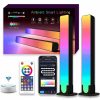 Home And Lifestyle VIKUS Smart Lighting | Wireless Rgbicww Ambient Lighting - Enhance Your Gaming Experience And Tv Backlighting With 2-Pack 24Cm Smart Led Light Bars, Compatible With Voice Assistants