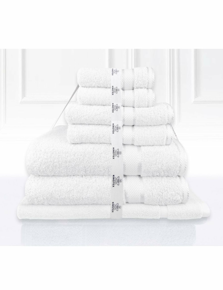 Home And Lifestyle Kingtex Bath Sheets | Kingtex 7 Piece Towel Bath Sheet Set