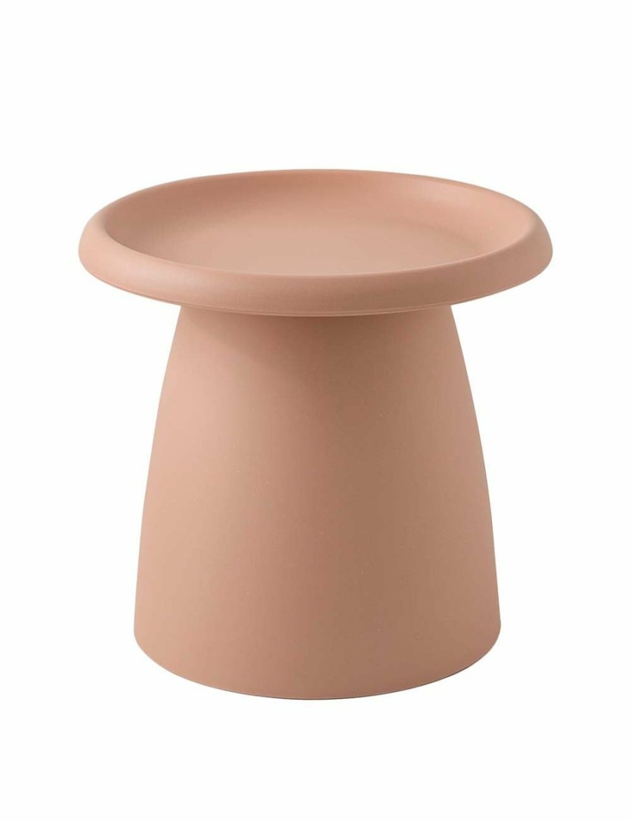 Home And Lifestyle HOD Health & Home Coffee & Side Tables | Artissin Coffee Table Mushroom Nordic Round Small Side 50Cm Pink - One Size