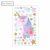 Home And Lifestyle HOD Health & Home Wallpaper | Unicorn And Flower Girls Nursey Wallpaper- Pink Unicorn