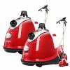 Home And Lifestyle Soga Irons & Steamers | Soga Professional Portable Steam Cleaner Red 2Pack