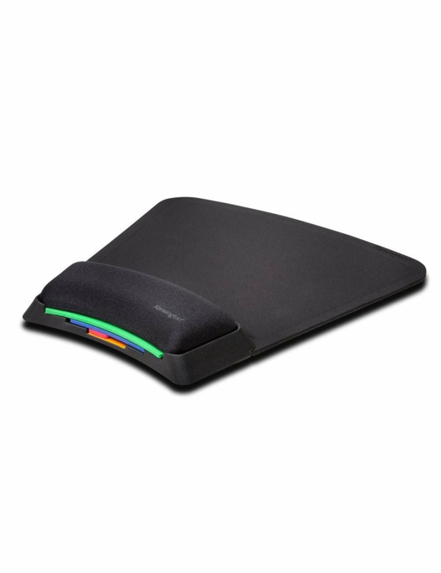 Home And Lifestyle KG Electronics Desk Accessories | Smartfit Mouse Pad W/ Gel Wrist Support/Height Adjustable/Anti-Microbial Surface