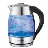 Home And Lifestyle TODO Jugs & Carafes | Todo 1.7L Glass Cordless Kettle Keep Warm Electric Dual Wall Led Water Jug - Stainless Steel