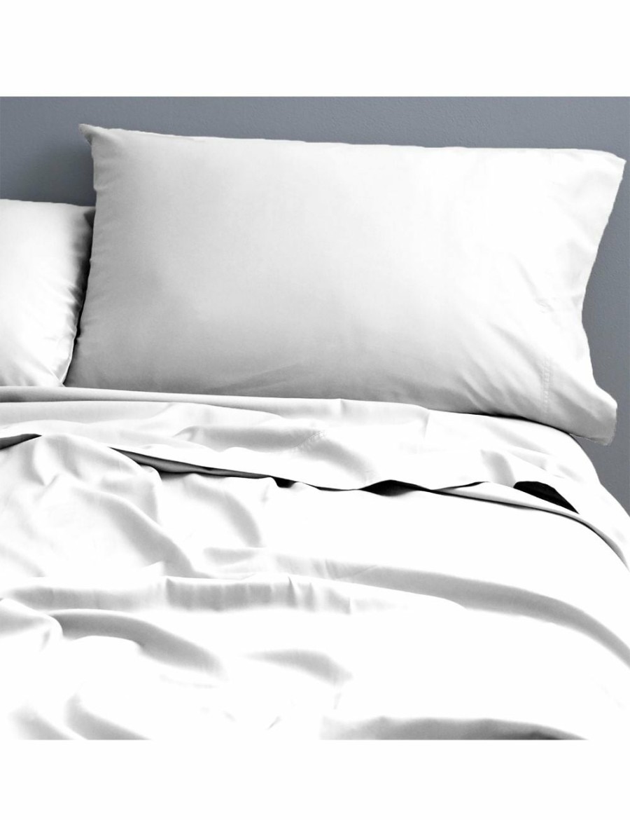 Home And Lifestyle Park Avenue Cotton Sheets | Park Avenue 500 Thread Count Natural Cotton Sheet Set White