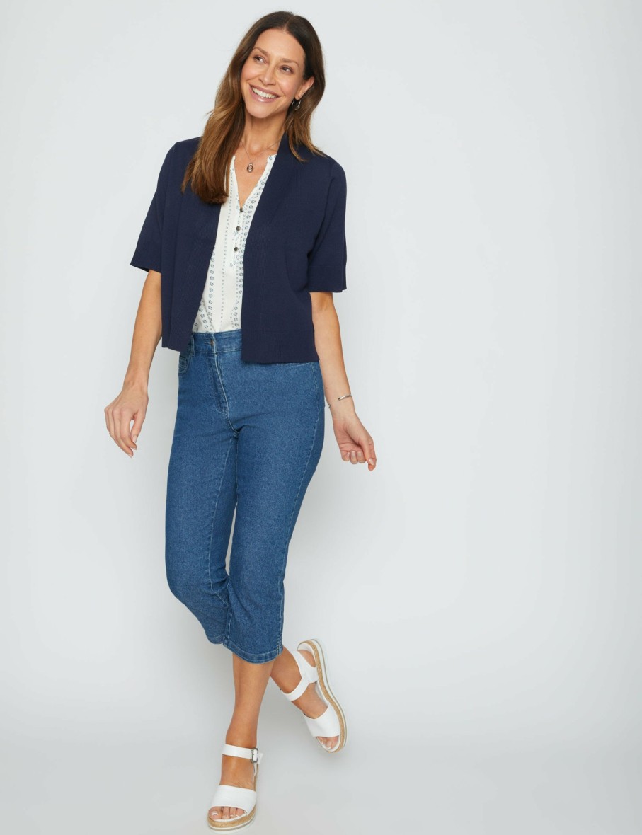 Women Millers Cardigans | Millers Elbow Sleeve Crop Cardigan