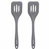 Home And Lifestyle LADELLE Cooking Utensils | 2X Ladelle Craft Grey Speckled Silicone Slotted Turner Cooking/Serving Utensil