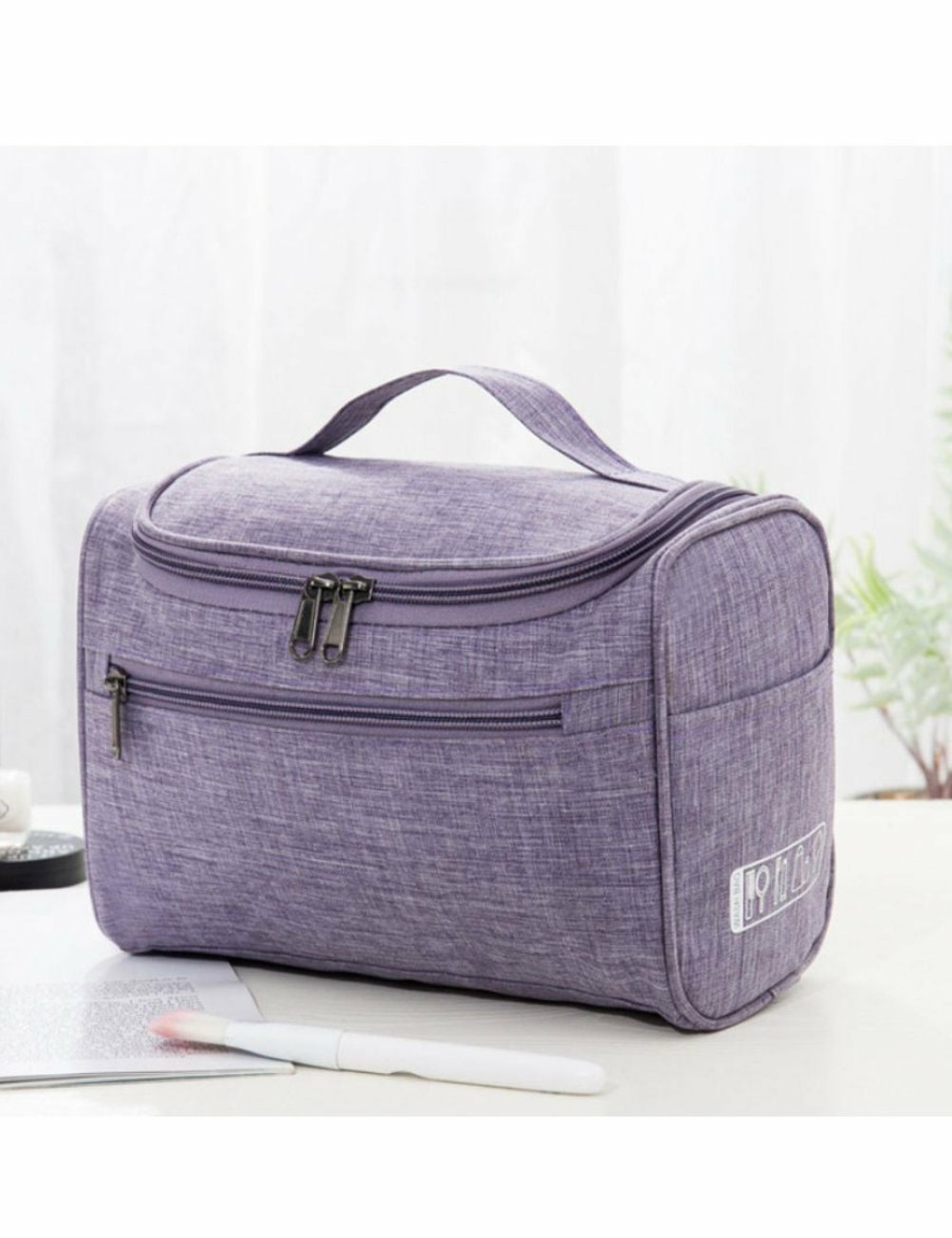 Beauty ICB | Big Capacity Portable Cosmetic Case - Purple