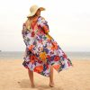 Women Linen Connections Bikini | Kimono Cotton Kimono Bathrobe Frida Valentines Day Giftbird Bathrobe Turkish Bathrobe Cardigan Nightwear Dressing Gown Beach Bikini Summer, 127