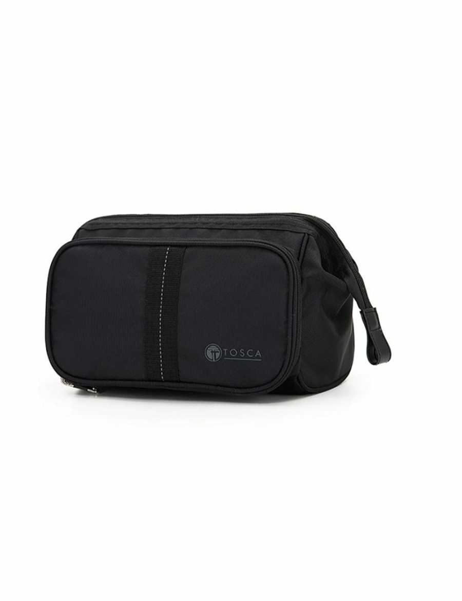 Beauty TOSCA | Tosca Deluxe Peronal Grooming/Toiletries Travel Case/Organiser/Bag - Black