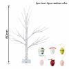 Home And Lifestyle HOD Health & Home Statues & Ornaments | 60Cm Easter Decor Led Birch Tree Light Easter Eggs Hanging Ornaments - Easter Tree With 6 Eggs