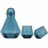 Home And Lifestyle TEMPA Jugs & Carafes | 3Pc Tempa Jaxon Teal Geometric Carafe 310Ml Tumbler/1100Ml Carafe Serving Set