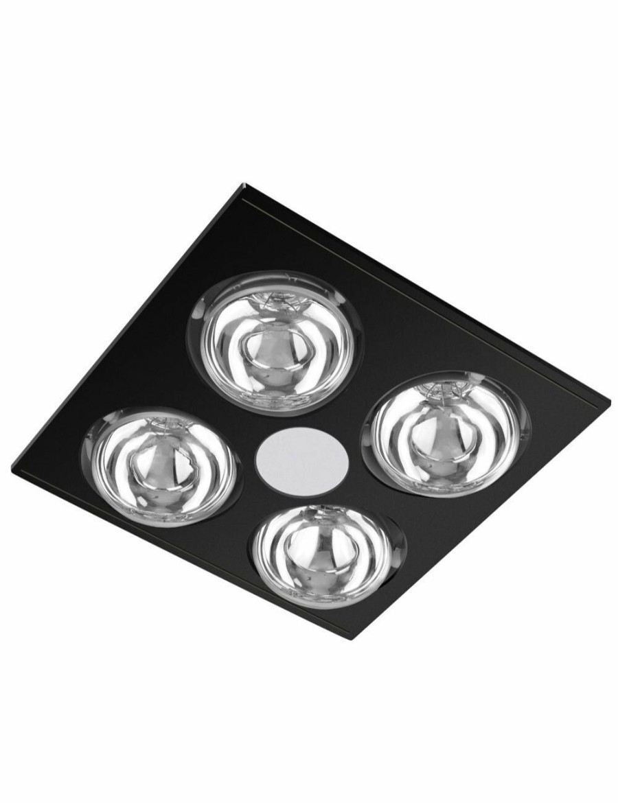 Home And Lifestyle SUNAIR Ceiling Lights | Sunair 3 In 1 4 Globe Bathroom Heater W/Led Downlight