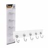 Home And Lifestyle I-HOOK Wall Decor | I-Hook 45Cm Stainless Steel Suction Multi-Hook Wall Hanging Organiser Silver