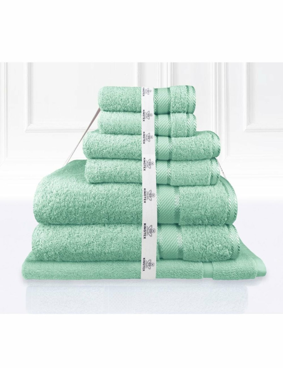 Home And Lifestyle Kingtex Bath Sheets | Kingtex 7 Piece Towel Bath Sheet Set