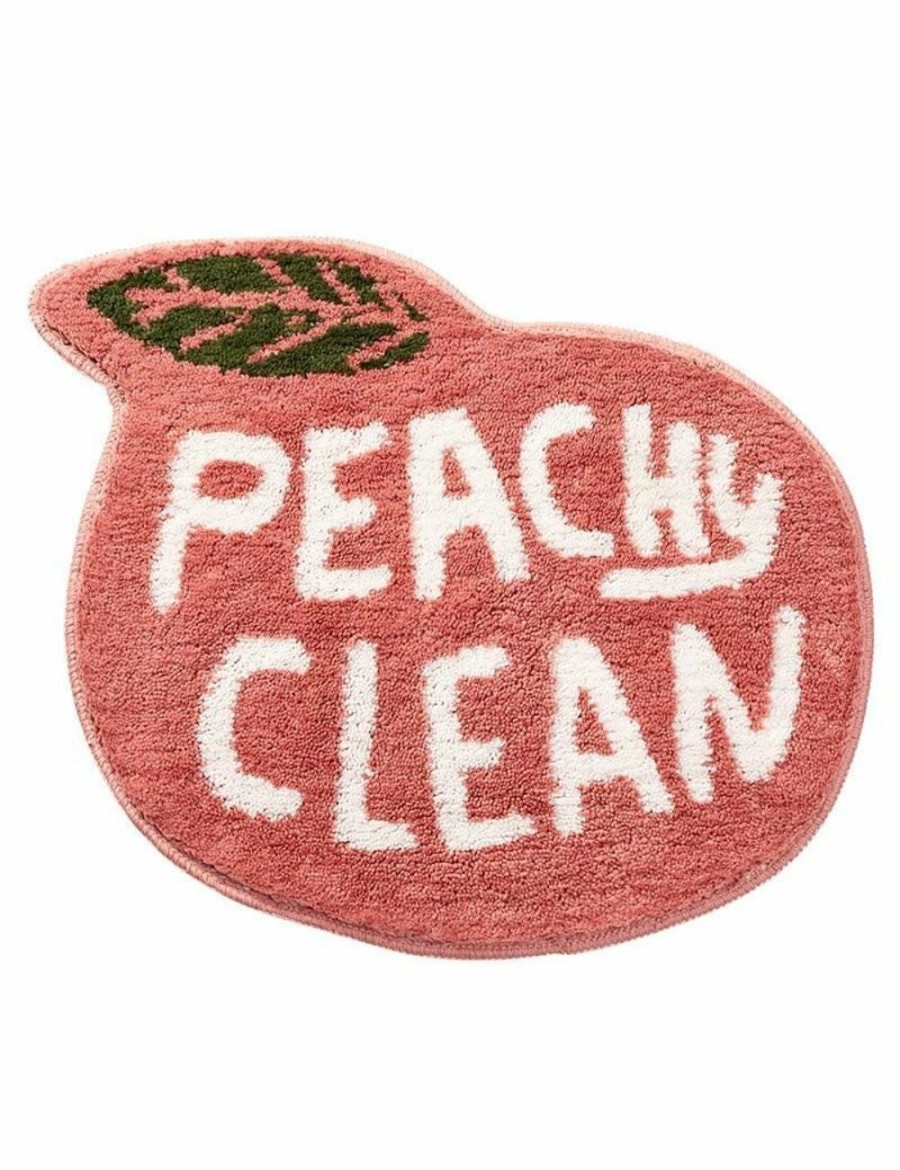 Home And Lifestyle HOD Health & Home Bath Mats | Fruit Puns Bath Mat - Peach