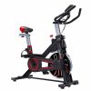 Sport & Fitness Powertrain Sports Exercise Bikes | Powertrain Rx-600 Exercise Spin Bike Cardio Cycle - Red