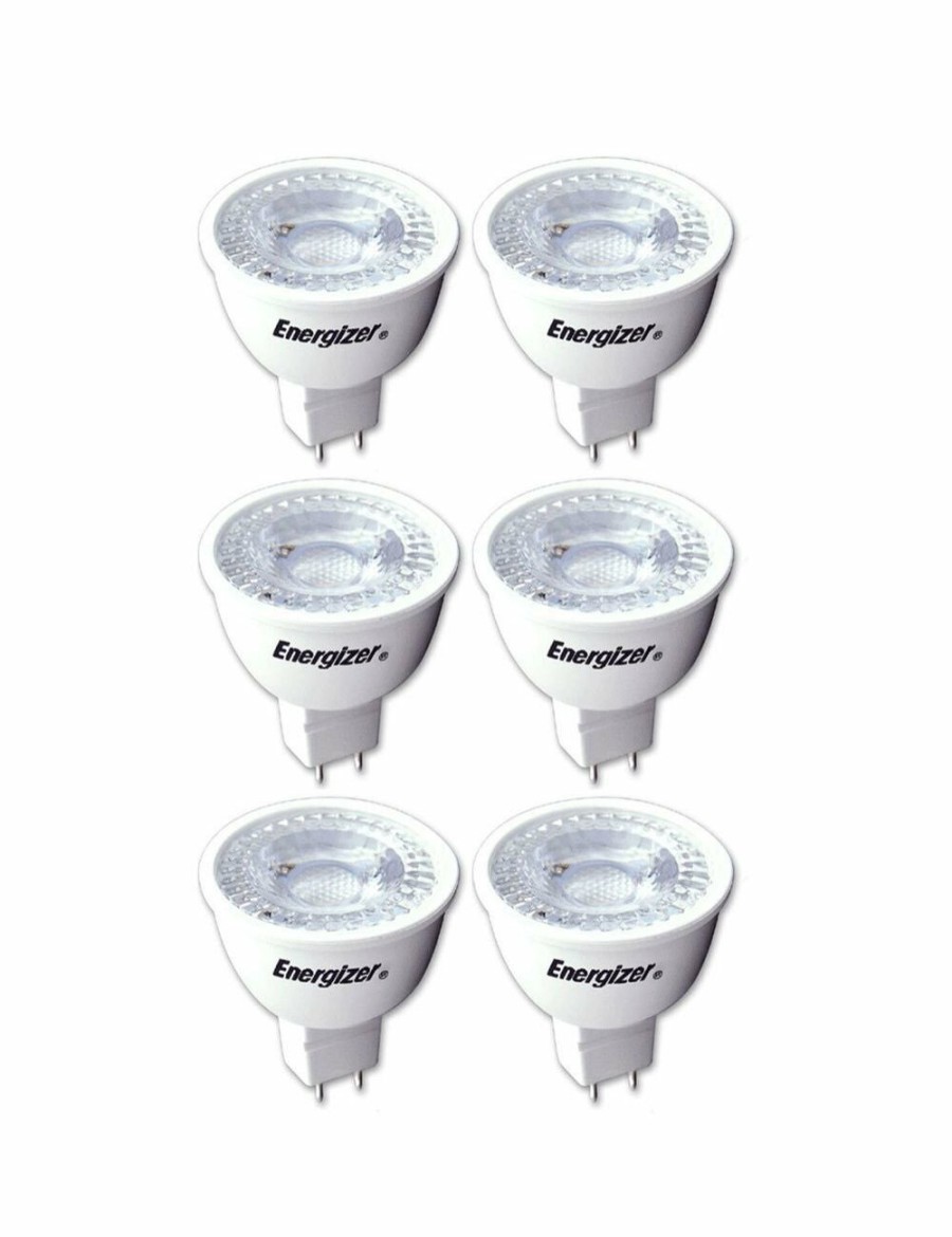 Home And Lifestyle KG Electronics Ceiling Lights | Energizer Led Gu5.3/Mr16 5W/345Lm Warm Downlight 6Pk