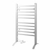 Home And Lifestyle HOD Health & Home Heated Towel Rails | Devanti Electric Heated Towel Rail Rails Warmer Rack Aluminium 10 Bars - One Size