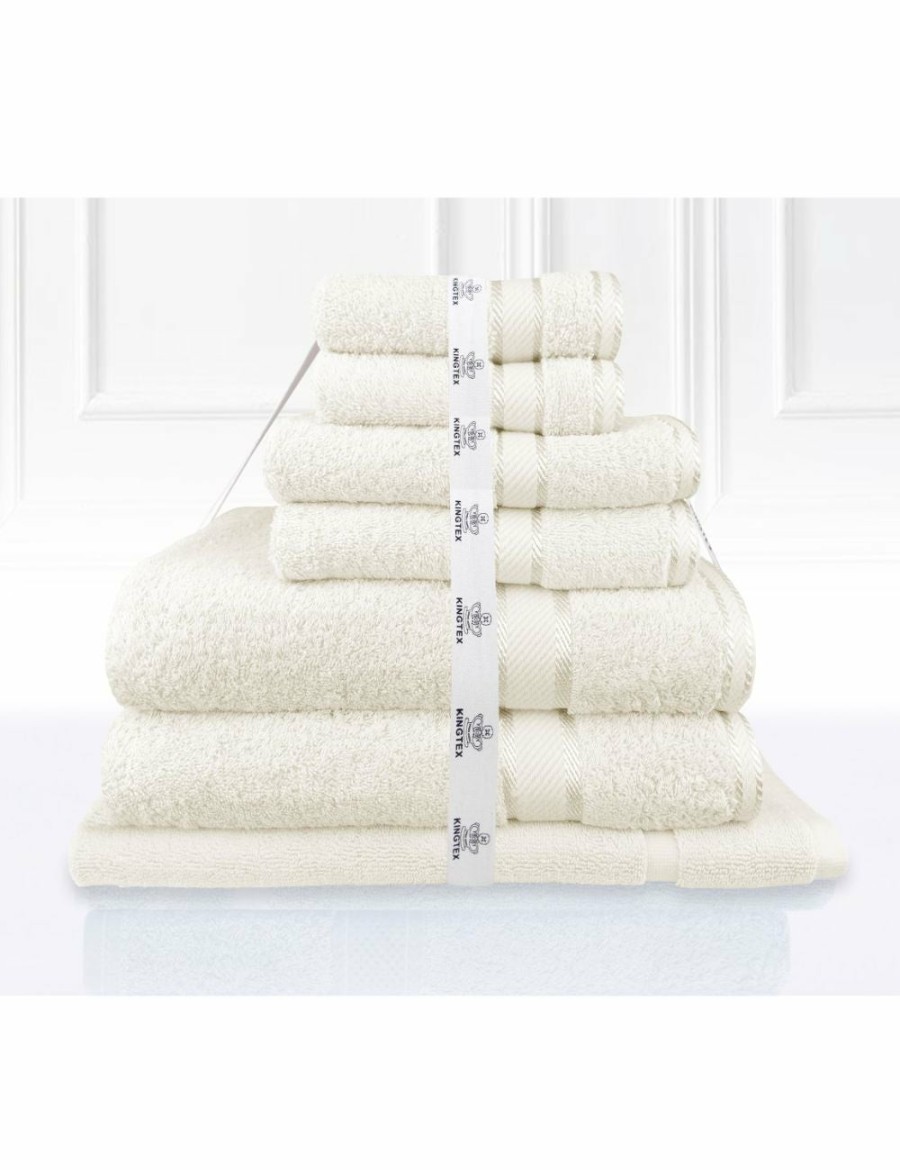 Home And Lifestyle Kingtex Towel Sets | Kingtex 7 Piece Bath Towel Set