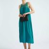 Women Katies Sleeveless Dresses | Katies Sleeveless Crochet Lace Trim Maxi Dress