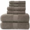 Home And Lifestyle HOD Health & Home Face Washers | 6 Piece Towel Sets Bath Towel Face Towel Hand Towel Ver 5