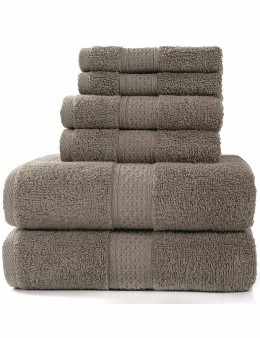 Home And Lifestyle HOD Health & Home Face Washers | 6 Piece Towel Sets Bath Towel Face Towel Hand Towel Ver 5