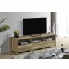 Home And Lifestyle Melbournians Furniture Entertainment Units | Tv Cabinet 3 Storage Drawers With Shelf Natural Wood Like Mdf Entertainment Unit In Oak Colour