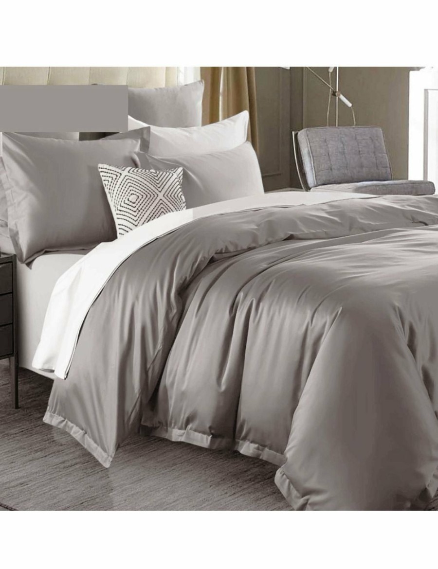 Home And Lifestyle Benson Quilt Cover Sets | Benson 1000Tc Egyptian Cotton Sateen Quilt Cover Set