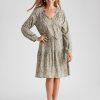 Women Millers Sleeved Dresses | Millers Long Sleeve Printed Midi Dress