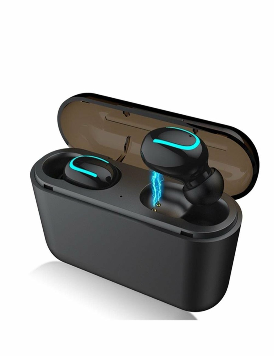 Home And Lifestyle Mega Deal Warehouse Headphones | Wireless Bluetooth V5.0 In-Earbuds With Portable Charging Case