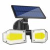 Home And Lifestyle SANSAI Outdoor Lights | Sansai Solar Power Led Sensor Light Outdoor Motion Activated 2400Mah 3 Modes