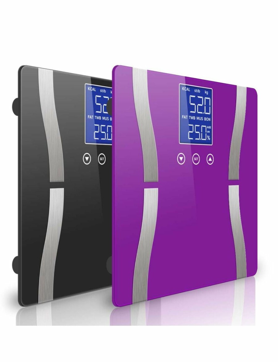 Sport & Fitness Soga Weights | Soga Digital Body Fat Weight Scale Lcd Electronic 2Pack