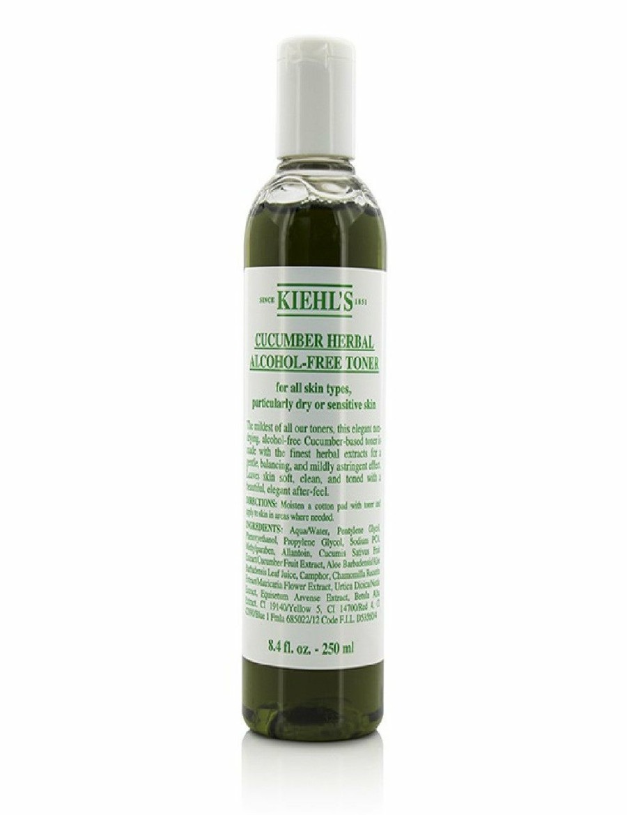 Beauty Kiehl's Toners | Kiehl'S Cucumber Herbal Alcohol-Free Toner - For Dry Or Sensitive Skin Types