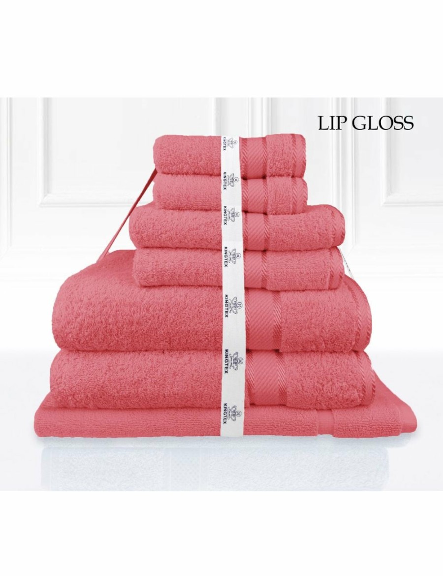 Home And Lifestyle Kingtex Towel Sets | Kingtex 7 Piece Bath Towel Set