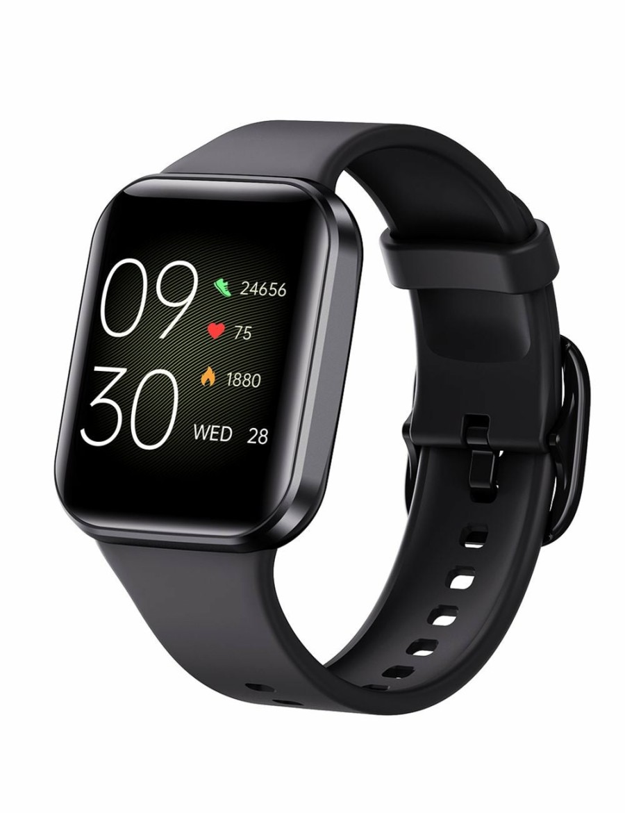 Sport & Fitness TODO | Bluetooth Smart Watch 1.6" Tft 2.5D Touch Screen Temperature Heart Rate Blood Pressure Bt 5.0 - Black