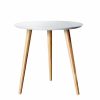 Home And Lifestyle HOD Health & Home Coffee & Side Tables | Artiss Coffee Table Round Side End Tables Bedside Furniture Wooden Scandinavian - One Size