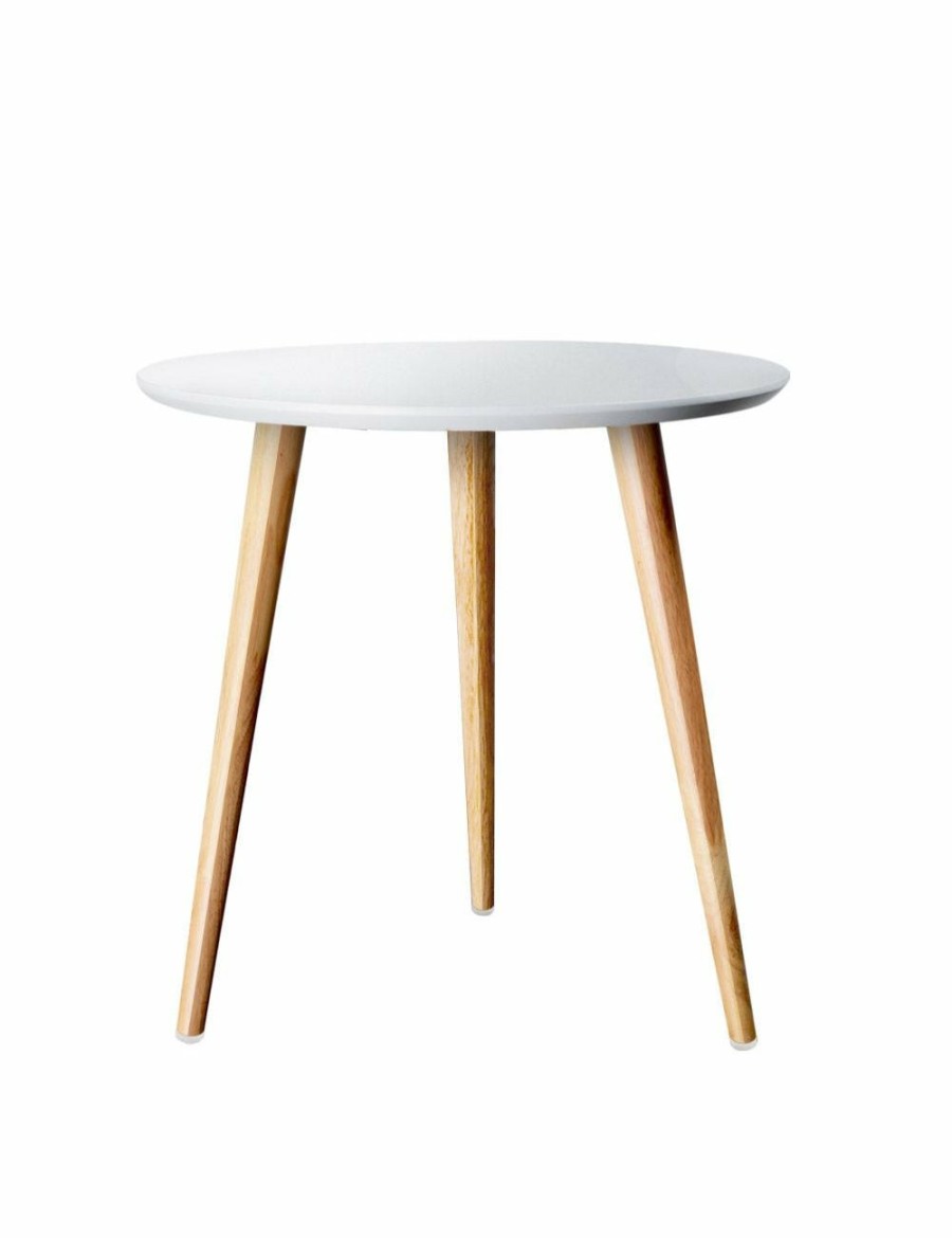 Home And Lifestyle HOD Health & Home Coffee & Side Tables | Artiss Coffee Table Round Side End Tables Bedside Furniture Wooden Scandinavian - One Size