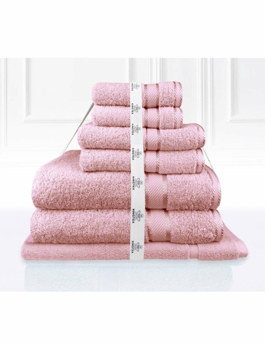 Home And Lifestyle Kingtex Bath Sheets | Kingtex 7 Piece Towel Bath Sheet Set