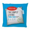 Home And Lifestyle TONTINE Pillows | Tontine 65X65Cm Simply Living European Cotton Square Pillow Firm High Profile Wt