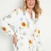 Women Rivers Robes | Rivers Printed Tie Robe Long