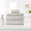 Home And Lifestyle Royal Comfort Towel Sets | Royal Comfort 4 Piece Cotton Bamboo Towel Set