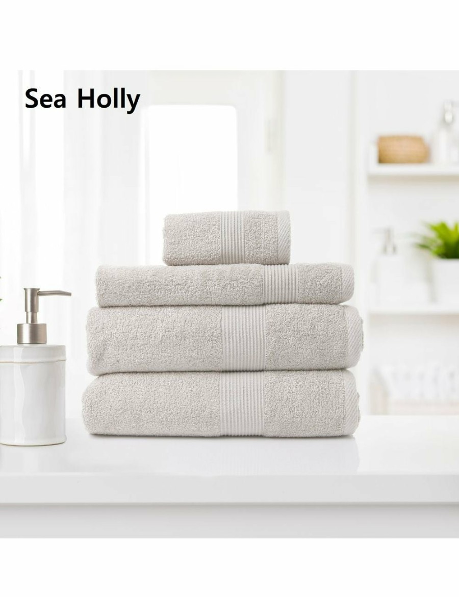 Home And Lifestyle Royal Comfort Towel Sets | Royal Comfort 4 Piece Cotton Bamboo Towel Set